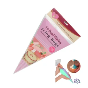 LARGE DUEL DISPOSABLE ICING PIPING BAGS  10pc