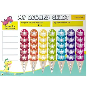 TOWER ENGLISH REWARD CHART (252 STARS & 10 SHEETS) (TBD)