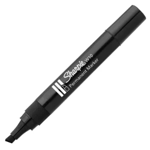 SHARPIE PERMANENT MARKER CHISEL W10 BLACK