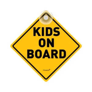 TOWER VEHICLE SIGN "KIDS ON BOARD" 135x135mm (TBD)