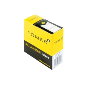 TOWER  SELF ADHESIVE WHITE LABELS  13x19mm  (920 LABELS)