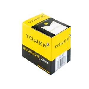 TOWER  SELF ADHESIVE WHITE LABELS  32x13mm  (470 LABELS)