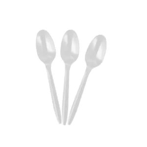 PLASTIC DESSERT SPOONS