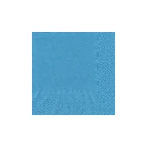 COCKTAIL SERVIETTE 2PLY 24x24 TURQUOISE (1x50)