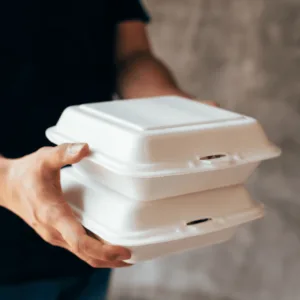 FOAM TAKE-AWAY BOX #31 WHITE 210x164x74mm