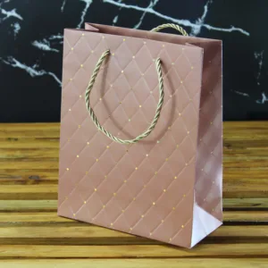 GIFT BAG 18x8xx23cm DIAMOND EMBOSSED DESIGN