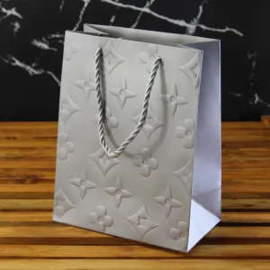 GIFT BAG 18x10x23cm EMBOSSED DESIGN