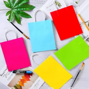 GIFT BAG PAPER 21x11x27cm ASSORTED COLOURS