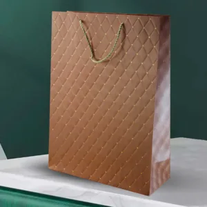 GIFT BAG 31x12x42cm DIAMOND EMBOSSED DESIGN