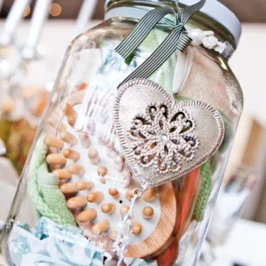 GLASS CATERING JAR WITH WHITE LID 3lt