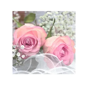 3 PLY LUNCH SERVIETTES 33X33 AMBIANCE ROMANTIQUE 20s (TBD)