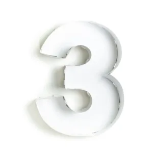 NUMBER SHAPED BOX NUMBER 3 (TBD)