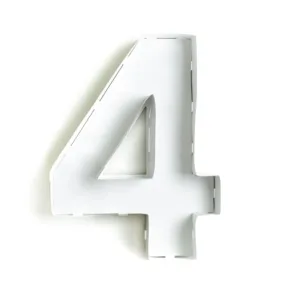 NUMBER SHAPED BOX NUMBER 4 (TBD)