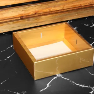 CONFECTIONERY BOX PVC DRAWER 16x16x5cm