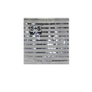 20 2PLY SERVIETTES SILVER STRIPES (TBD)