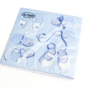 3 PLY SERVIETTES 33X33 NEW ARRIVAL BOY 20s (TBD)