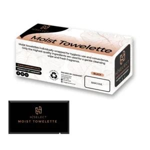 H-SELECT MOIST TOWELETTE BLACK