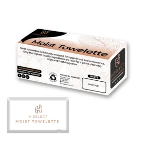 H-SELECT MOIST TOWELETTE WHITE