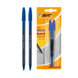 BIC CRYSTAL ULTRA FINE BLUE 2'S