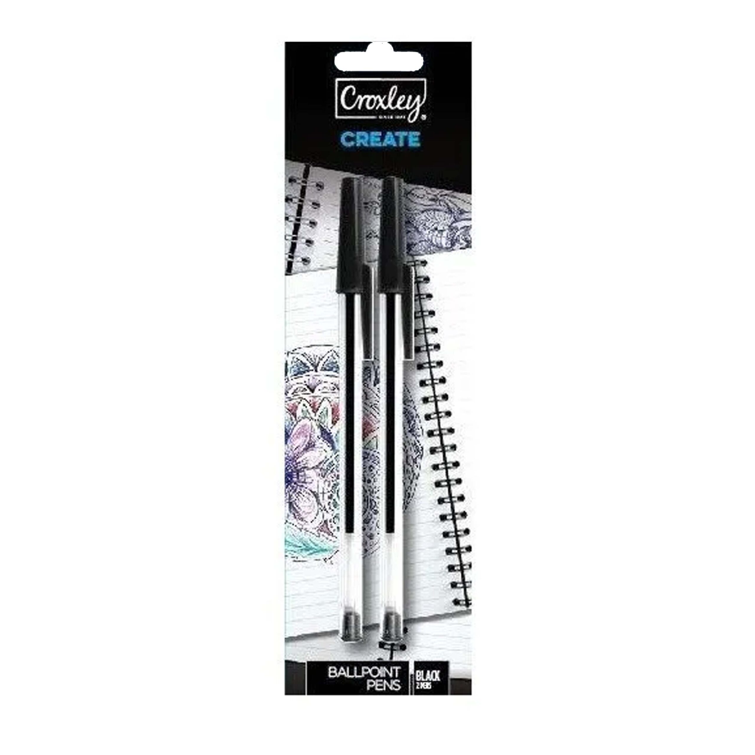 CROXLEY BP PENS
BLK 2 PACK
CARDED