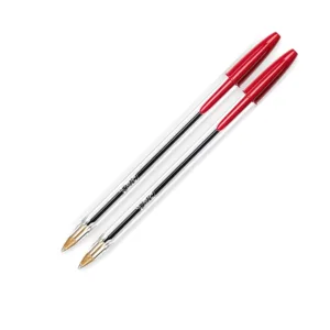 BIC CRYSTAL RED 2 UP