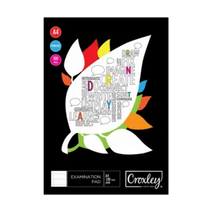 CROXLEY EXAM PAD PUNCHED 100SH