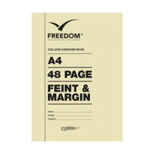 FREEDOM STATIONERY  A4 COLLEGE EXERCISE BOOK  48pg
