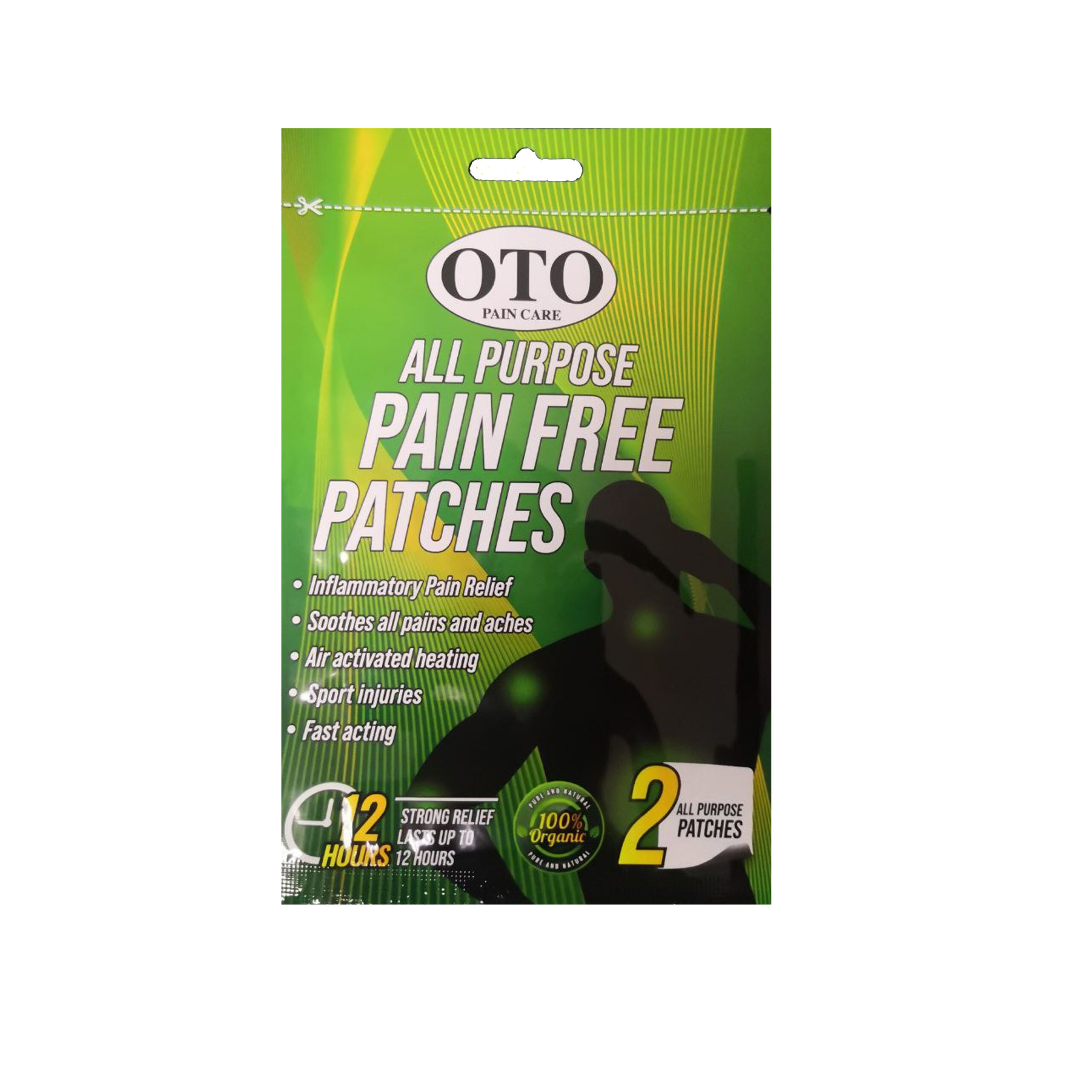 OTO ALL PURPOSE
PAIN FREE
PATCHES 2 PACK