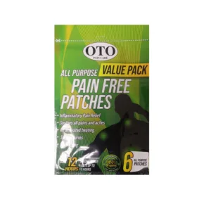 OTO ALL PURPOSE PAIN FREE PATCHES 6 PACK