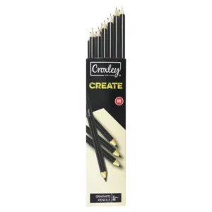 BOX (12) CROXLEY HB GRAPHITE PENCILS