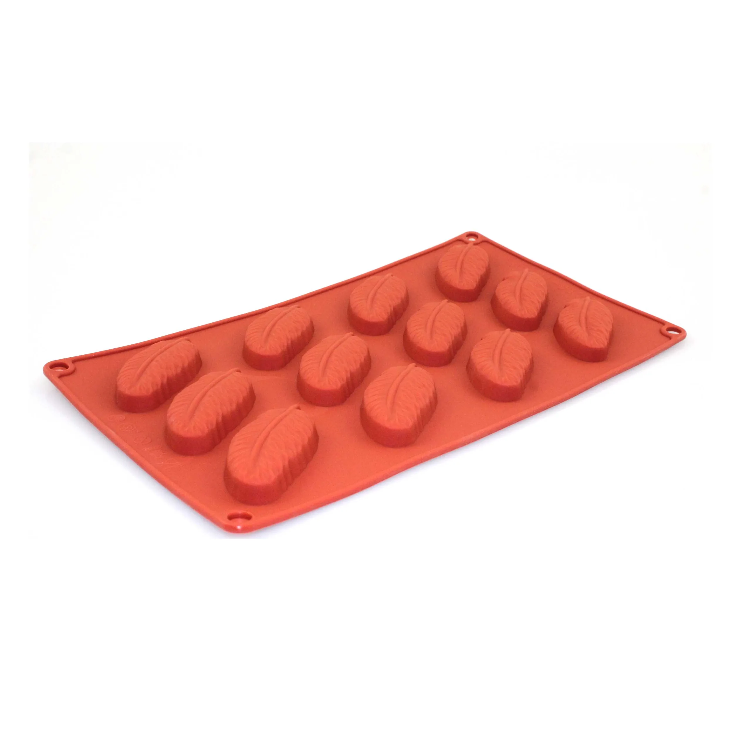 SILICONE MOULD TRAY LEAVES 12cup