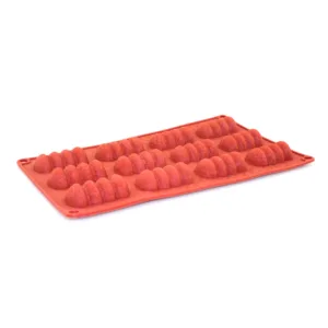 SILICONE MOULD TRAY LOG WITH LINES ROUND  12cup
