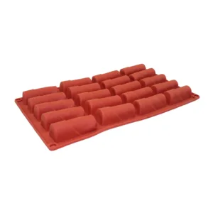 SILICONE MOULD TRAY MINI LOG  20cup