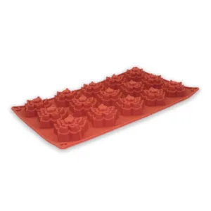 SILICONE MOULD TRAY POINTED STAR  15cup