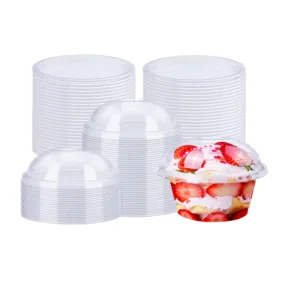 H-SELECT ACRYLIC DESSERT CONT. ROUND DOME LID 88x43mm (1x10)