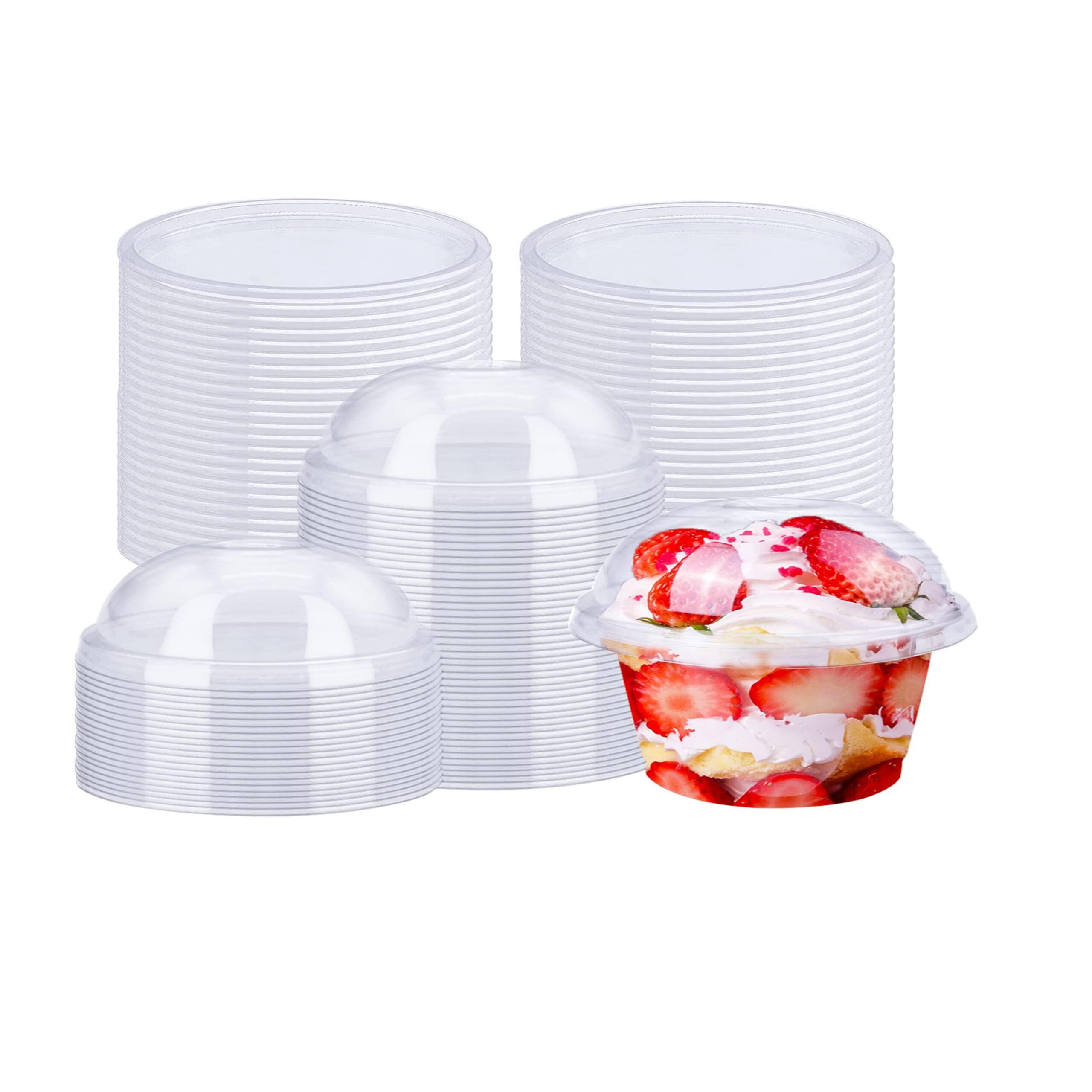 ACRYLIC DESSERT
CONTAINER
ROUND WITH
DOME LID 88x43mm
(1x10)