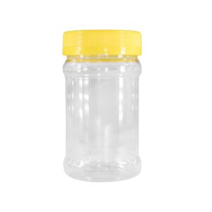 PLASTIC PET BOTTLE 250g WITH LIDS (1x10) (TBD)