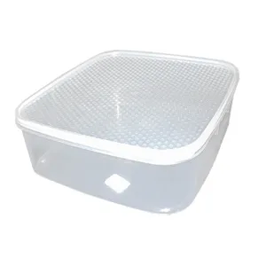 FUSSY CLEAR PLASTIC DECOR STORAGE CONT. 4lt