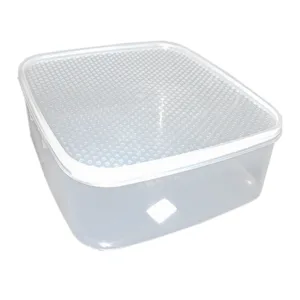 FUSSY CLEAR PLASTIC DECOR STORAGE CONT. 6L