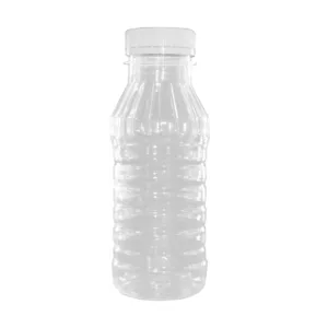 PLASTIC PET JUICE BOTTLE WITH LIDS 250ml (1x10) (TBD)