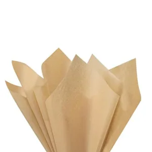 TISSUE PAPER BRIGHTS 50x66cm LIGHT BROWN (1x10) (TBD)