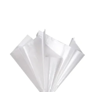 TISSUE PAPER METALLIC 50x66cm PEARL WHITE (1x10)