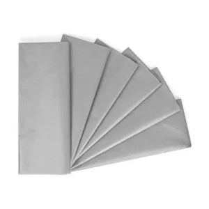 TISSUE PAPER METALLIC 50x66cm SILVER (1x10) (TBD)