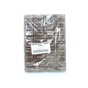 DEWCHOC BAKING CHOCOLATE MINT 500g