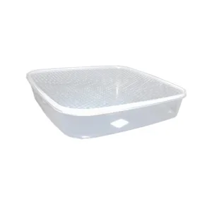 FUSSY CLEAR SLIM PLASTIC DECOR STORAGE CONT. 2.5lt