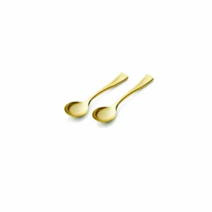 DISPOSABLE MINI SPOON GOLD 10cm (1x24)