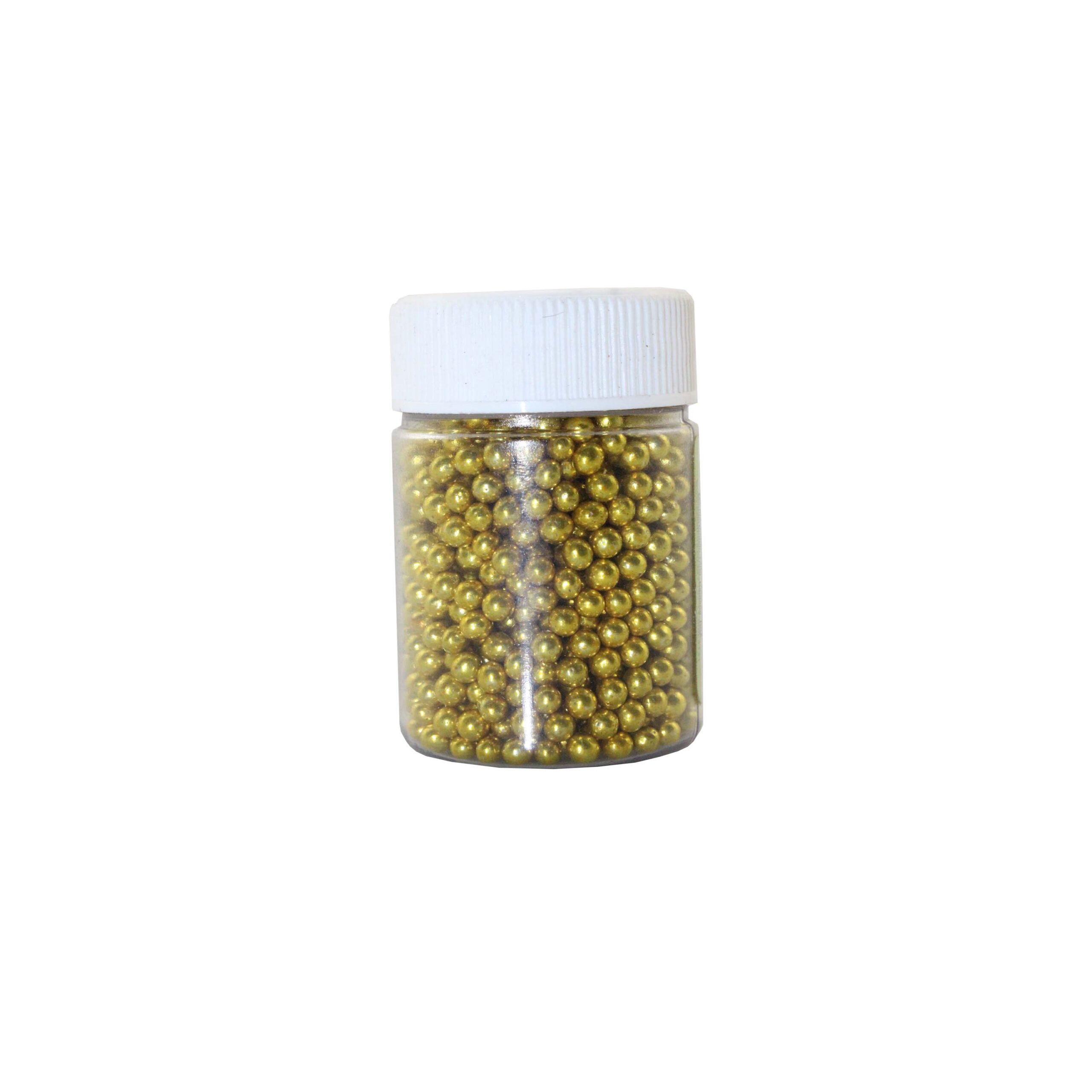 CAKE FLORA DRAGEES GOLD 4mm 40g