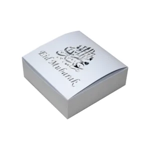 GIFT BOX EID MUBARAK 15.5x5x5cm ASSORTED COLOURS