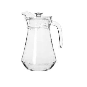 CATERING JUG WITH LID GLASS 1.3lt