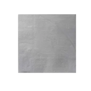 H-SELECT SERVIETTE 33x33cm 2-PLY SILVER (1x50)